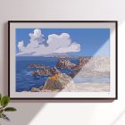 Illustration Bretagne - Cote sauvage - Ouessant - Fine art - Tyvart
