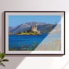 illustrations originales Bretagne - œuvres d’art Bretagne - illustration originale bord de mer - Eilean Donan Castle - Scotland - Ecosse - Fine art - Tyvart