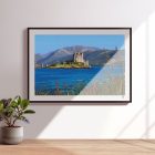 illustrations originales Bretagne - œuvres d’art Bretagne - illustration originale bord de mer - Eilean Donan Castle - Scotland - Ecosse - Fine art - Tyvart
