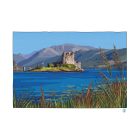 illustrations originales Bretagne - œuvres d’art Bretagne - illustration originale bord de mer - Eilean Donan Castle - Scotland - Ecosse - Fine art - Tyvart