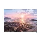 illustrations originales Bretagne - œuvres d’art Bretagne - illustration originale bord de mer - L'estran au couché du soleil - Roscoff - Fine art - Tyvart