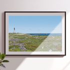 illustrations originales Bretagne - œuvres d’art Bretagne - illustration originale bord de mer - Phare de Goulenez, île de Sein - Fine art - Tyvart