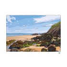 illustrations originales Bretagne - œuvres d’art Bretagne - illustration originale Bord de mer, Finistère, Bretagne - Fine art - Tyvart