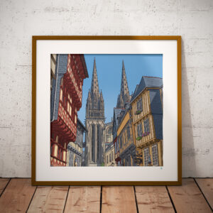 illustrations originales Bretagne - œuvres d’art Bretagne - illustration originale Quimper, Finistère, Bretagne - Fine art - Tyvart