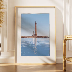 illustrations originales Bretagne - œuvres d’art Bretagne - illustration originale Phare de l'ile Vierge, Plouguerneau, Finistère - Bretagne - Fine art - Tyv art