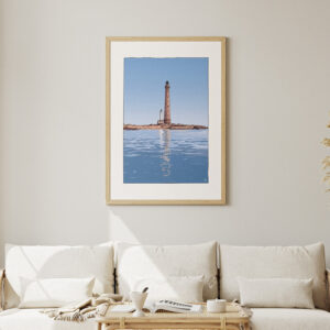 illustrations originales Bretagne - œuvres d’art Bretagne - illustration originale Phare de l'ile Vierge, Plouguerneau, Finistère - Bretagne - Fine art - Tyv art